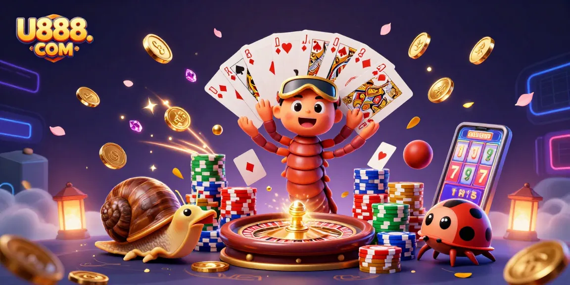 Experience excitement at U888. COM with vibrant casino action featuring a millipede dealer and high-roller