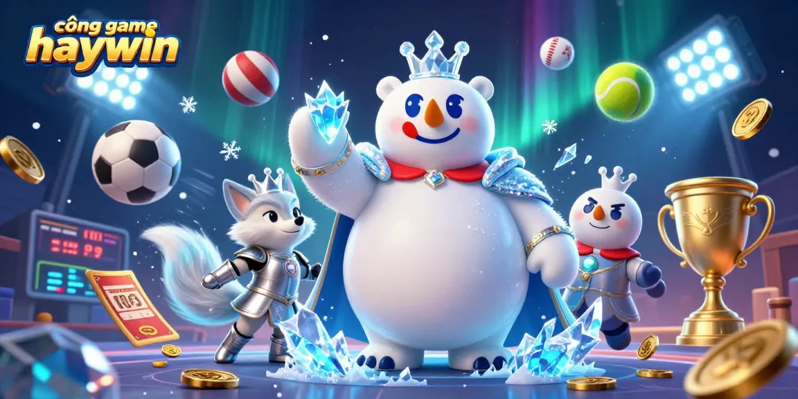Experience thrilling action at cổng game haywin with a magical casino scene featuring dynamic sports elements.