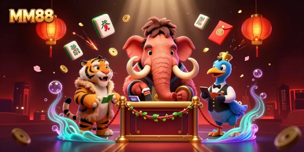 Watch the MM88 bouncer check IDs of VIP guests in a vibrant casino setting.