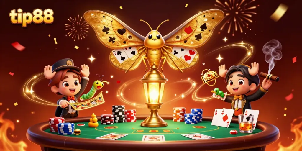 Experience the thrill of tip88 gaming with vibrant casino elements and engaging characters.