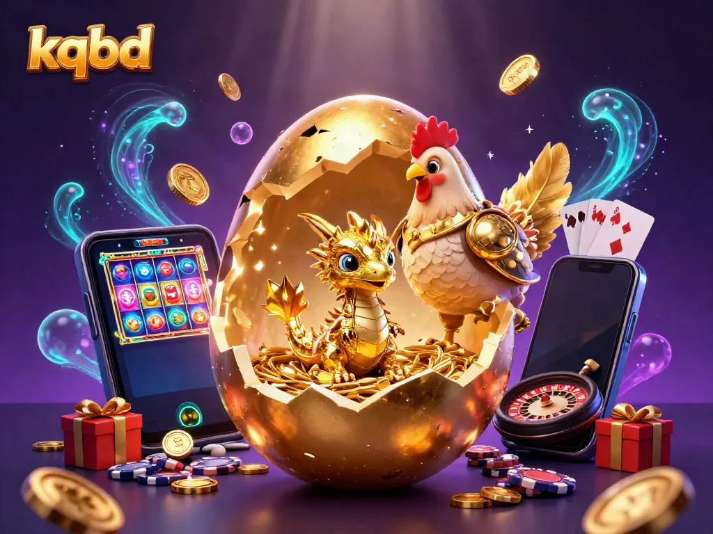 Engage with kqbd results as a golden dragon emerged from casino chips amidst vibrant slot game details.