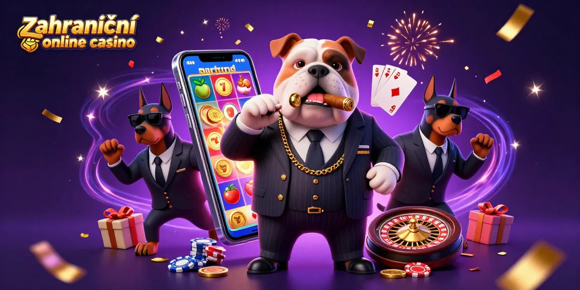 Zahraniční online casino se zábavnými 3D ilustracemi, automaty a pokerovými hrami.