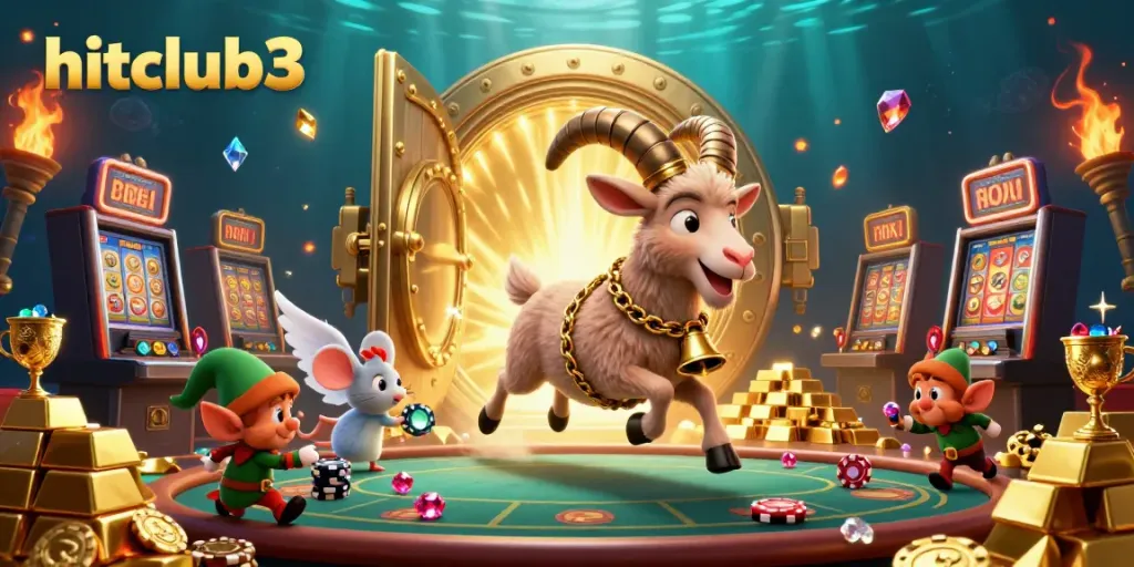 Engage in casino action at hitclub3, where excitement thrives with a Krampus and playful gremlins amid golden riches.