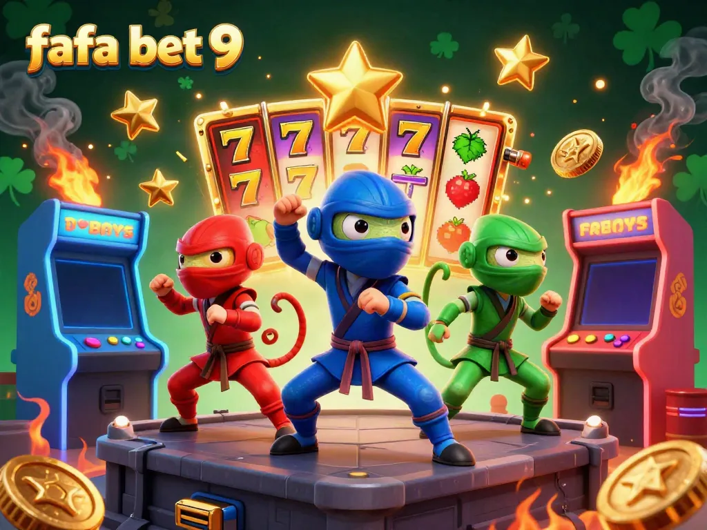 Experience thrilling casino action with fafa bet 9 featuring ninja chameleons and glowing game elements!