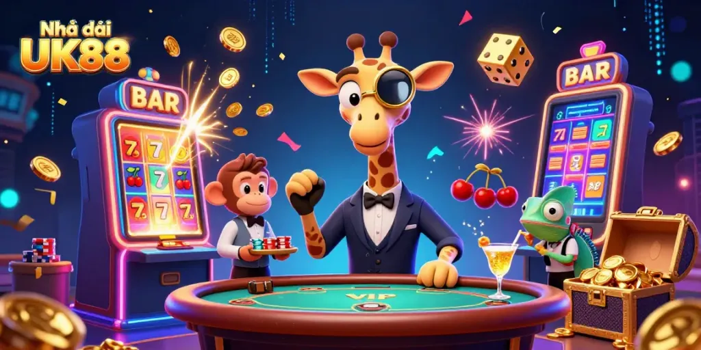 Engage in thrilling gameplay at Nhà cái UK88 with vibrant casino games and a dynamic atmosphere.