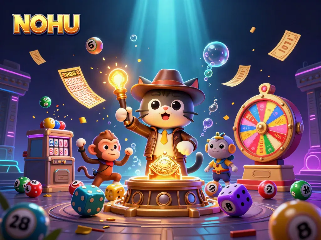 Experience NOHU's exciting jackpot thrills with vibrant games and dynamic casino elements!