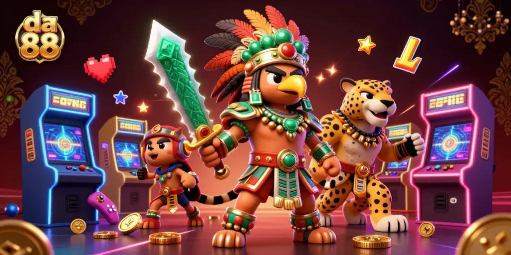 Earn big with da 88's thrilling gaming experience featuring dynamic casino scenes.
