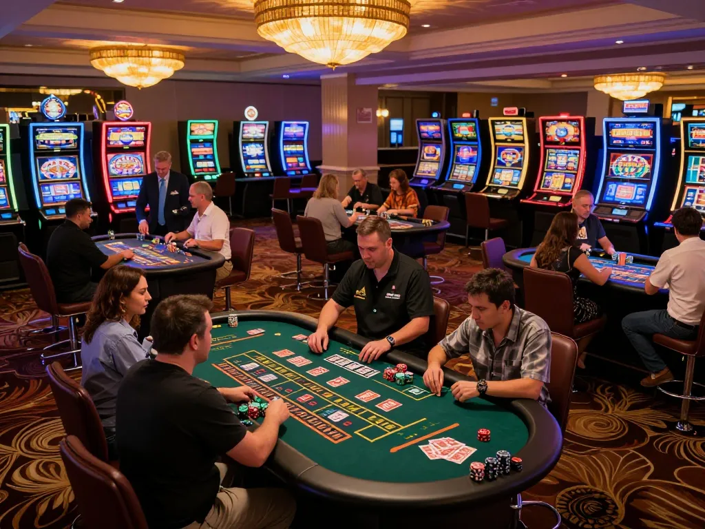 Exciting players engaging at tables showcasing mm88br casino experience with strategy and vibrant atmosphere