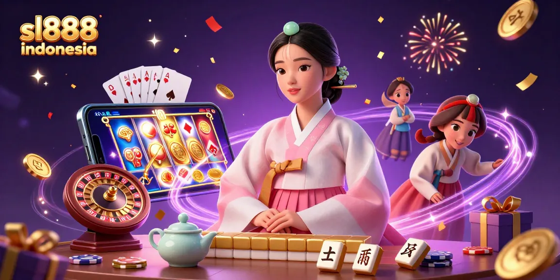 Engage with sl888 indonesia through stunning visuals of an Asian woman in a casino setting with high-stakes gameplay.